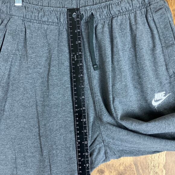 Nike Mens Sweatpants Gray Pull On Drawstring Loose Fit 100% Cotton Large - Picture 7 of 11